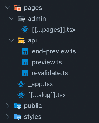 Revalidate API folder