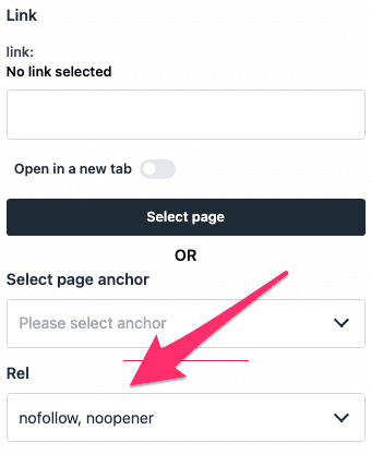 rel attributes link href