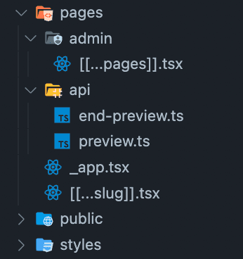 Preview API Folder