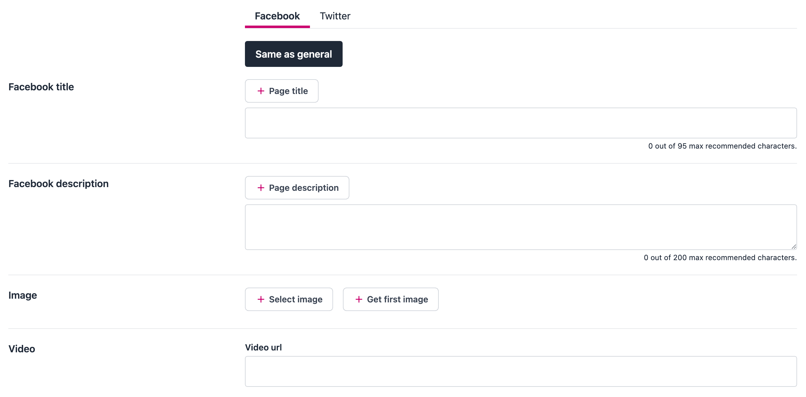 seo facebook meta tab