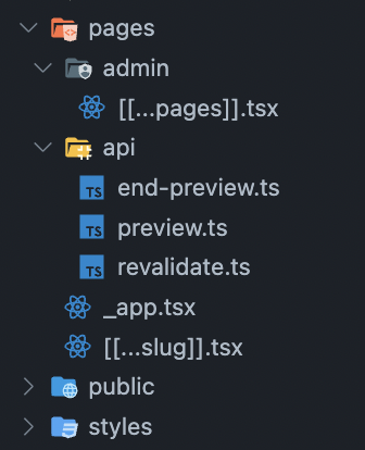Revalidate API folder